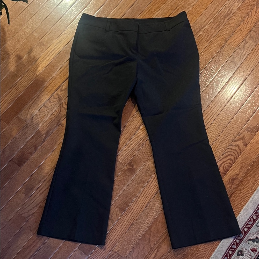 Elegant Black Flare Women's Pants